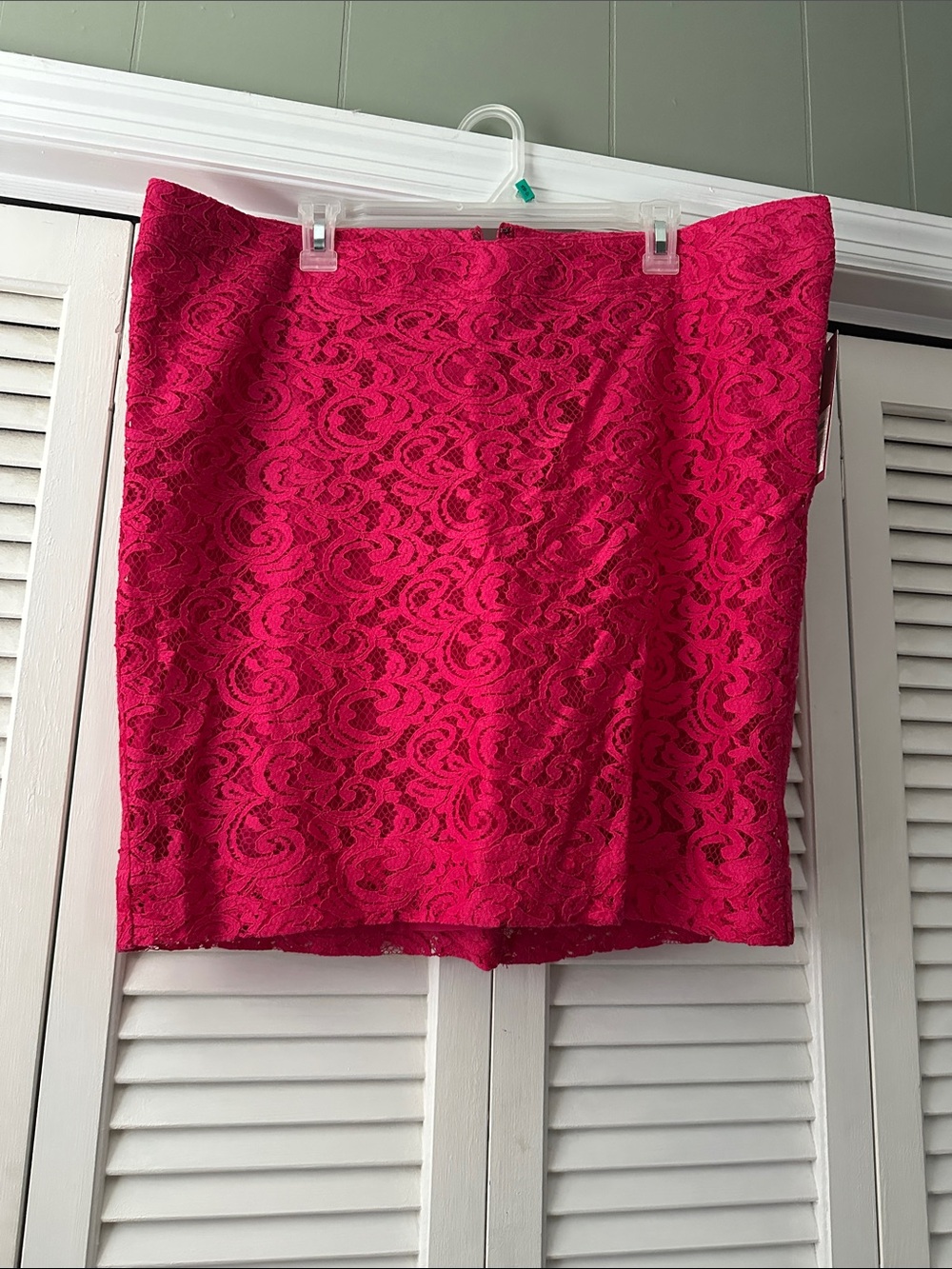 Merona Hot Pink Lace Mini Skirt